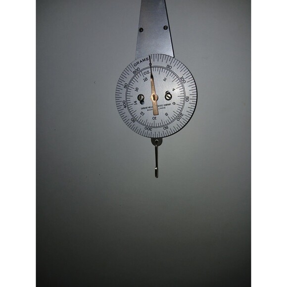 Sargent-Welch Scientific Co. 500 Grams 18 Ounces Hanging Spring Weight Scale USA - Picture 3 of 16